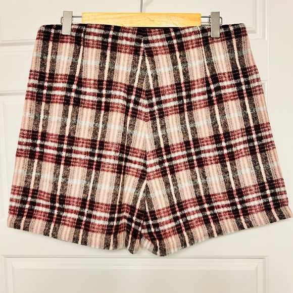 Plaid Pink and Gray Women's Skort - Picture 3 of 8